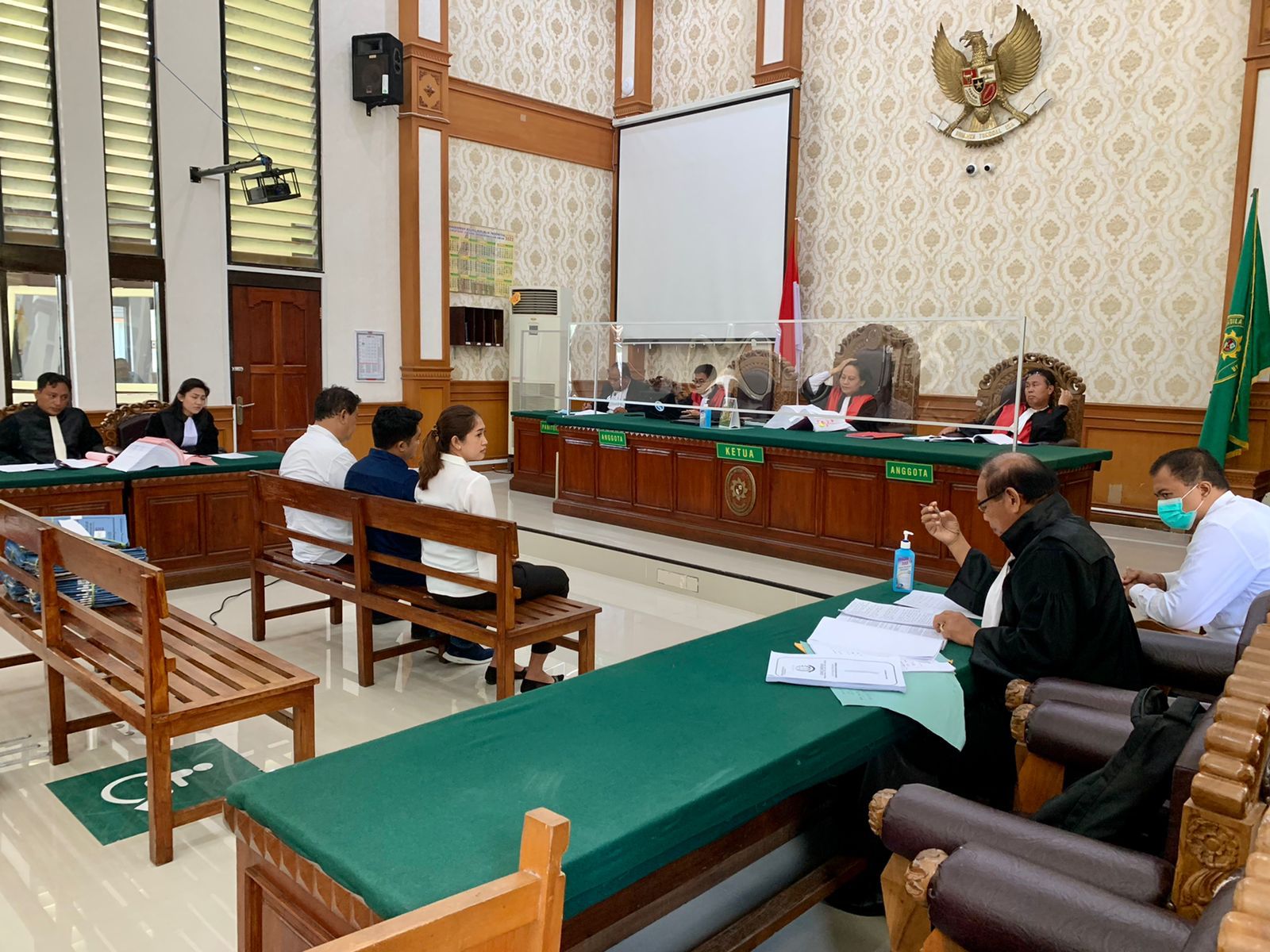 Sidang Perkara Tindak Pidana Korupsi An Terdakwa Nawp Pada Pengadilan Negeri Denpasar